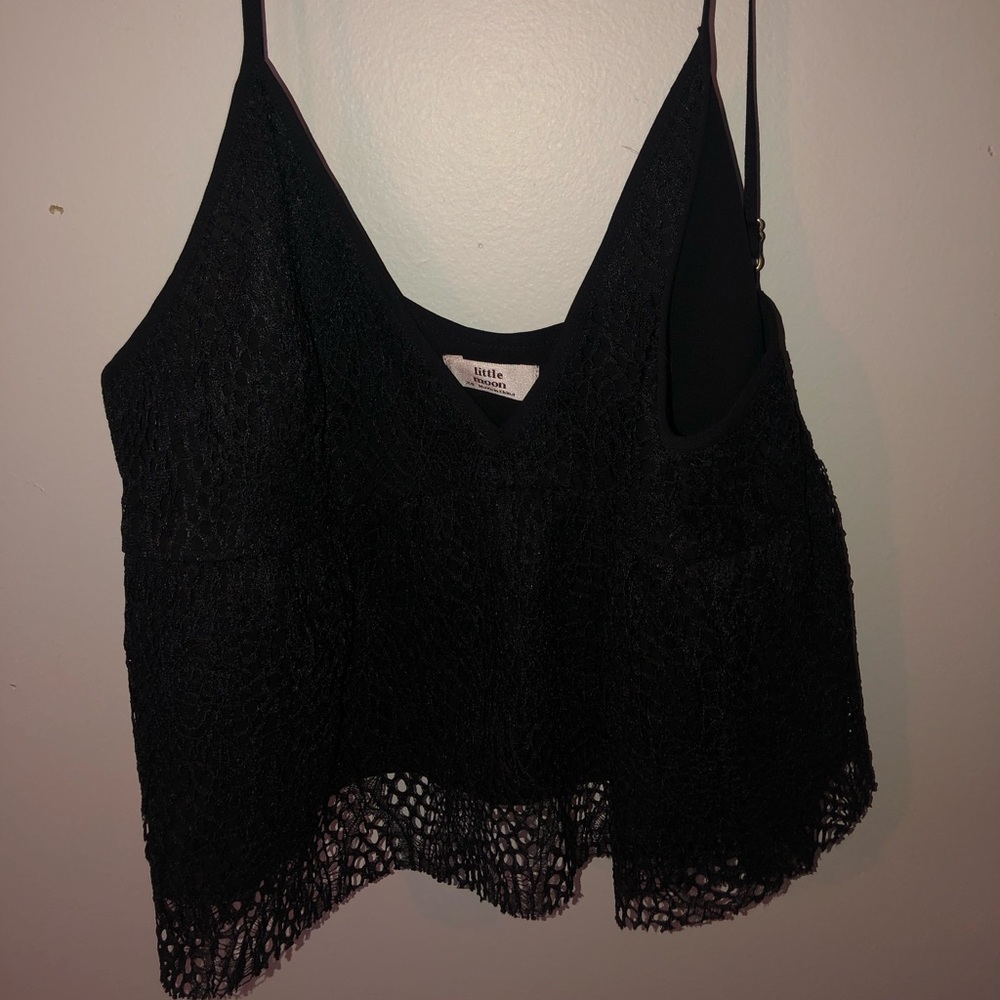 Aritzia Little Moon Camisole BLACK - Picture 3 of 4